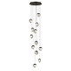 Каскадная люстра Delight Collection MD24001033-12A black/clear