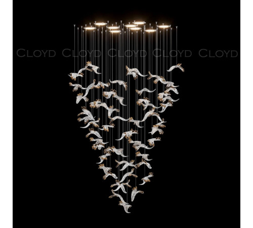 Каскадная люстра Cloyd Aeria 60001