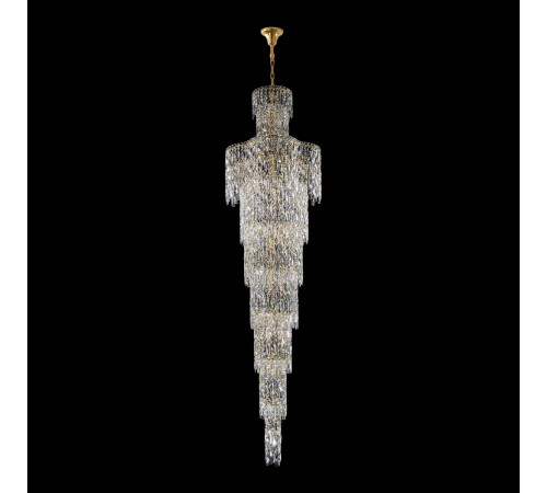 Каскадная люстра Crystal Lux ABRIL SP28 GOLD