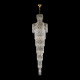 Каскадная люстра Crystal Lux ABRIL SP28 GOLD