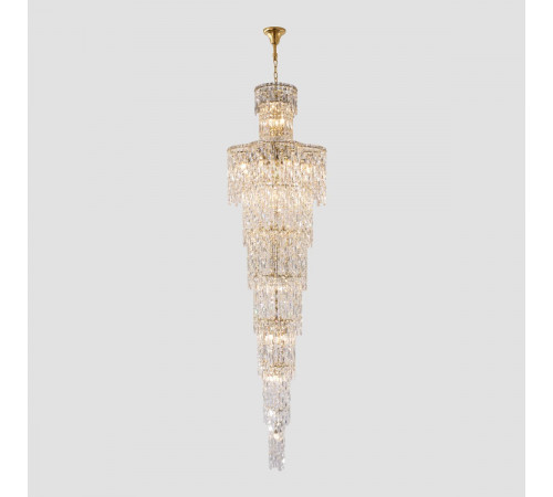 Каскадная люстра Crystal Lux ABRIL SP28 GOLD