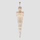 Каскадная люстра Crystal Lux ABRIL SP28 GOLD