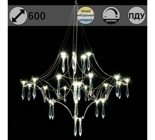 Подвесная люстра ILLUMICO IL0909-600HX-33 Ether Подвесная люстра ILLUMICO IL0909-600HX-33 Ether