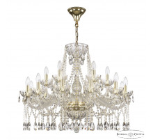 Подвесная люстра Bohemia Ivele Crystal 5413/12+6/300 G Clear/M-1H