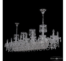 Подвесная люстра Bohemia Ivele Crystal 1453/18/195/1500 Ni