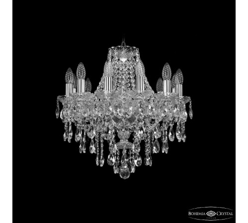 Подвесная люстра Bohemia Ivele Crystal 1415/12/165 Ni Подвесная люстра Bohemia Ivele Crystal 1415/12/165 Ni