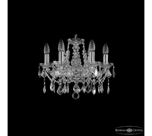 Подвесная люстра Bohemia Ivele Crystal 1413/6/141 Ni Leafs