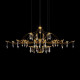 Подвесная люстра Loft IT Mira 10587/1000 Gold Asfour