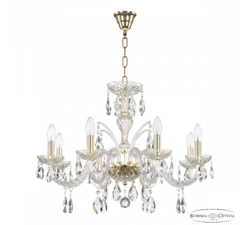 Подвесная люстра Bohemia Ivele Crystal 118/8/240 G Подвесная люстра Bohemia Ivele Crystal 118/8/240 G
