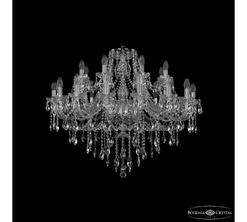 Подвесная люстра Bohemia Ivele Crystal 1415/16+8/360 Ni Подвесная люстра Bohemia Ivele Crystal 1415/16+8/360 Ni