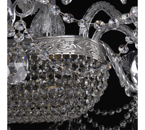 Подвесная люстра Bohemia Ivele Crystal 1453/18/195/1500 Ni Подвесная люстра Bohemia Ivele Crystal 1453/18/195/1500 Ni