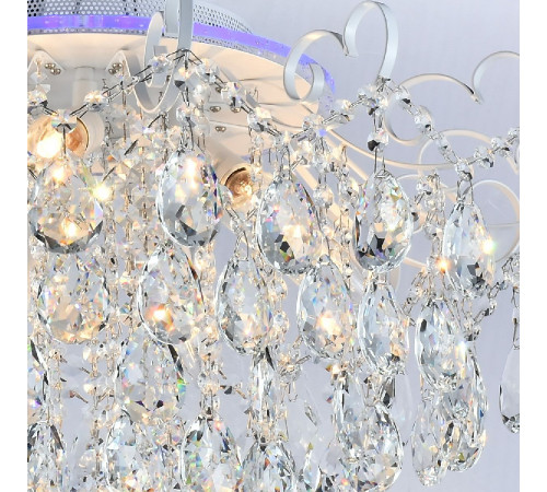 Потолочная люстра Reluce 04024-0.3-07 WH+SILVER PN+RGB Потолочная люстра Reluce 04024-0.3-07 WH+SILVER PN+RGB