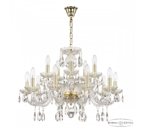 Подвесная люстра Bohemia Ivele Crystal 117/10+5/240 G Подвесная люстра Bohemia Ivele Crystal 117/10+5/240 G