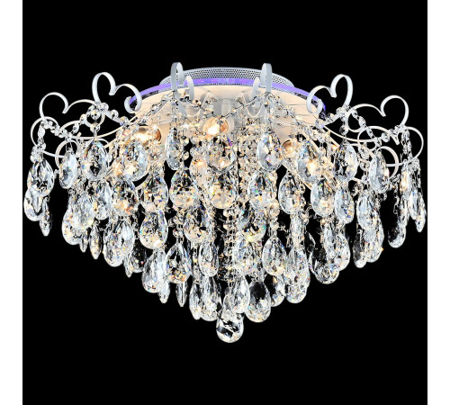 Потолочная люстра Reluce 04024-0.3-07 WH+SILVER PN+RGB Потолочная люстра Reluce 04024-0.3-07 WH+SILVER PN+RGB