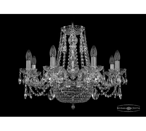 Подвесная люстра Bohemia Ivele Crystal 1450/8/160/250 Ni Подвесная люстра Bohemia Ivele Crystal 1450/8/160/250 Ni