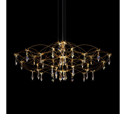 Подвесная люстра Loft IT Mira 10586/900 Gold Asfour