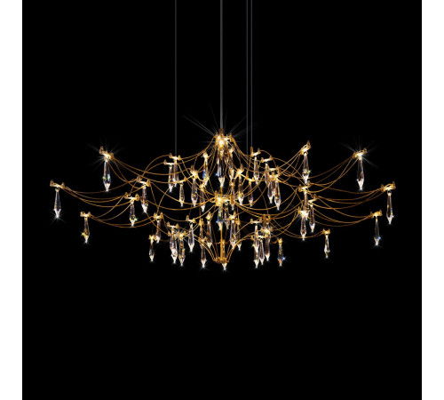Подвесная люстра Loft IT Mira 10587/1000 Gold Asfour