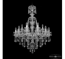 Подвесная люстра Bohemia Ivele Crystal 1415/12+6/300/XL-108 Ni