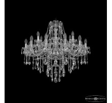 Подвесная люстра Bohemia Ivele Crystal 1415/12+6/300 Ni