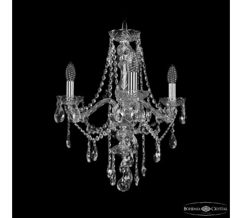Подвесная люстра Bohemia Ivele Crystal 1415/3/165 Ni Подвесная люстра Bohemia Ivele Crystal 1415/3/165 Ni