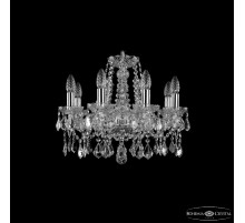 Подвесная люстра Bohemia Ivele Crystal 1413/8/165 Ni Leafs