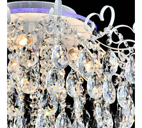 Потолочная люстра Reluce 04024-0.3-07 WH+SILVER PN+RGB Потолочная люстра Reluce 04024-0.3-07 WH+SILVER PN+RGB