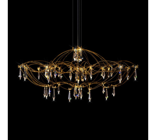 Подвесная люстра Loft IT Mira 10586/900 Gold Asfour