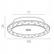 Рамка скрытого монтажа плоская для светильников Lightstar Spira 0742х6 (D85) 074206-02