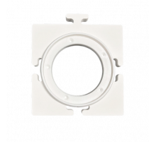 Платформа круг белая под светильник ZOOM 116х130х20мм EKS 0У-00003286