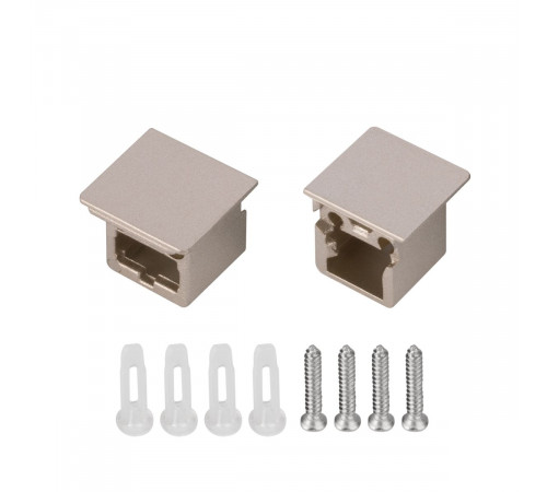 Заглушка Arlight SL-MINI-3-H10-F12 CHAMPAGNE GOLD (Пластик) 059037