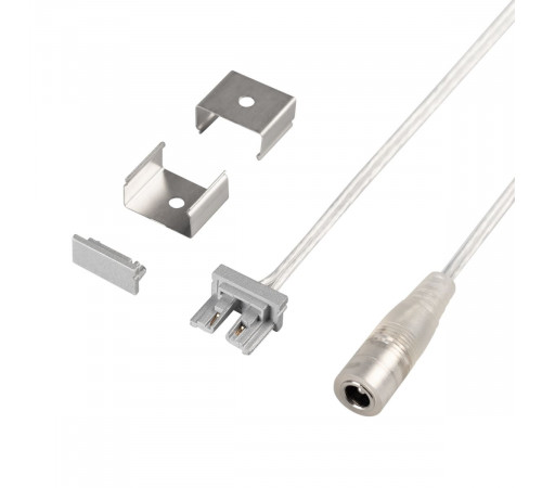 Комплект заглушек Arlight ARL-KIT-SLIM-FC 1m (Пластик) 055639