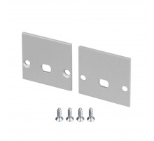 Заглушка Arlight LINE-2525 с отверстием (Алюминий) 061049