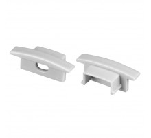 Заглушка Arlight LINE-2308-F SILVER с отверстием 054383