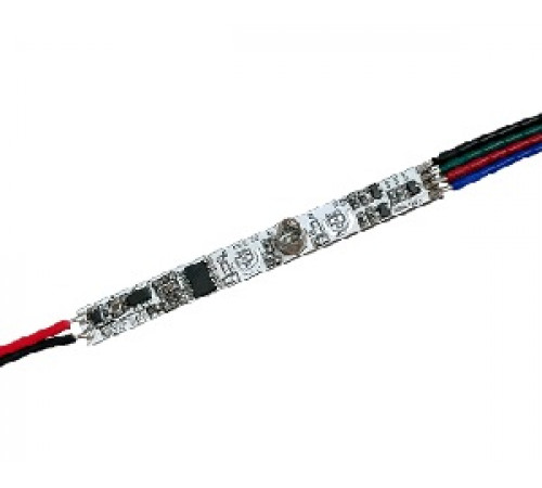 Диммер Arlight SMART-PWM-103-12-RGB-IN (5-24V, 3x1.5A, 1-button, SENS) (IARL, IP20 Пластик) 055841