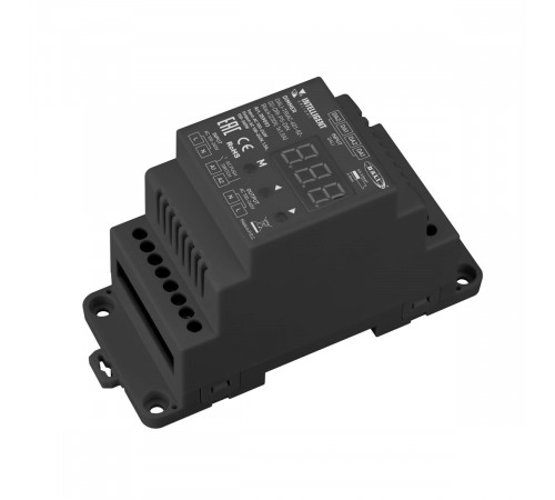 Диммер с выходом TRIAC Arlight DALI-TRIAC-601-82-D2-DRI-PS-DIN Black (230V, 1x1.5A) (IARL, IP20 Пластик) 059093