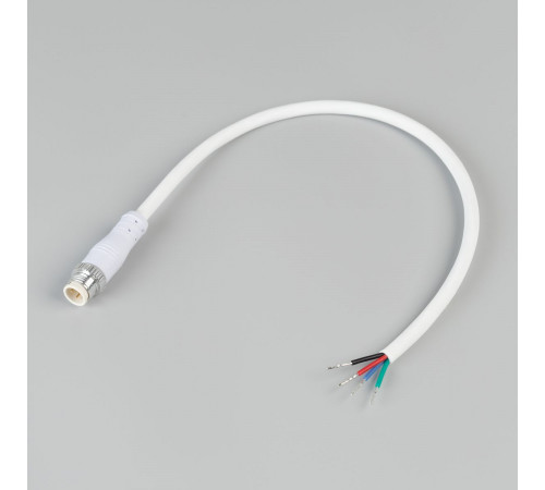 Коннектор питания Arlight ARL-WAVE-1615-CON-POWER-MALE-4PIN-WHT (IP67 Пластик) 060094