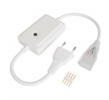 Контроллер RGB 220В 500Вт однокнопочный для светодиодного неона Apeyron 17-49 smd 5050 04-190