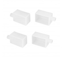 Заглушка Arlight WPH-FLEX-3020-90 WHITE с отверстием (Пластик) 062647