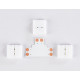 Соединитель T для светодиодной ленты 5050 12/24V (2 конт.) GS6951 (5шт) Ambrella Light Illumination GS6951