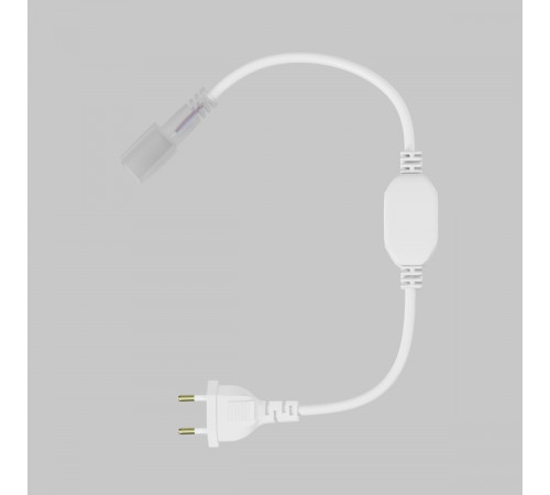 Коннектор питания с сетевой вилкой для гибкого неона Maytoni Led Strip 201236 Коннектор питания с сетевой вилкой для гибкого неона Maytoni Led Strip 201236