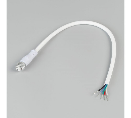 Коннектор питания Arlight ARL-WAVE-1615-CON-POWER-FEMALE-5PIN-WHT (IP67 Пластик) 060103