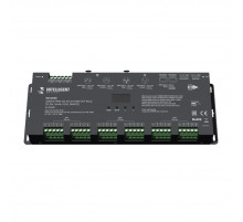 Декодер Arlight SMART-PWM-124-83-SH-RDM-SUF Black (12-24V, 24x4A, XLR3, DMX512) 046483
