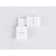 Соединитель угловой L для светодиодной ленты 2835 12/24V (2 конт.) GS6501 (10шт) Ambrella Light Illumination GS6501