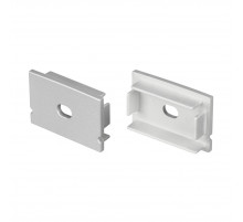 Заглушка Arlight LINE-3020 SILVER с отверстием 057058