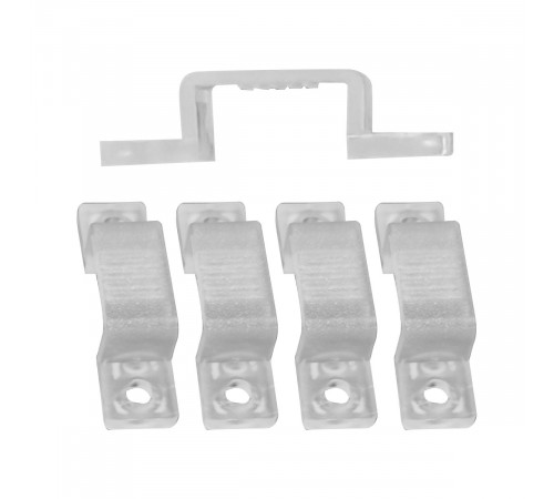 Комплект (5шт) крепежей для светодиодной ленты НЕОН COB 220В, 288д/м арт.17-51/52/53 Apeyron 09-144