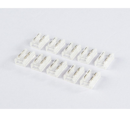 Соединитель прямой для светодиодной ленты COB 8mm 12/24V (2 конт.) GS6351 (10шт) Ambrella Light Illumination GS6351 Соединитель прямой для светодиодной ленты COB 8mm 12/24V (2 конт.) GS6351 (10шт) Ambrella Light Illumination GS6351