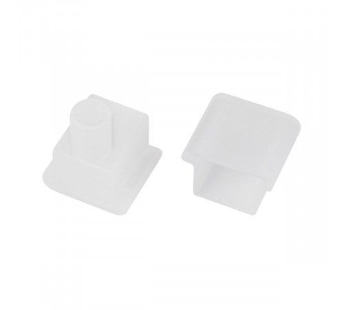 Заглушка Arlight MOONLIGHT-T-CAP-10x10mm-BOTTOM-S-SET (Силикон) 055683