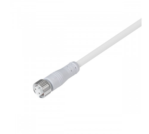 Коннектор питания Arlight ARL-WAVE-1615-CON-POWER-FEMALE-2PIN-WHT (IP67 Пластик) 059758
