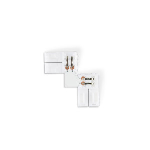 Соединитель угловой L для светодиодной ленты 2835 12/24V (2 конт.) GS6501 (10шт) Ambrella Light Illumination GS6501