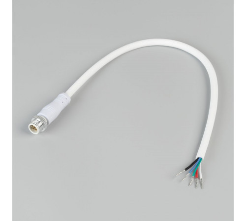 Коннектор питания Arlight ARL-WAVE-1615-CON-POWER-MALE-5PIN-WHT (IP67 Пластик) 060104